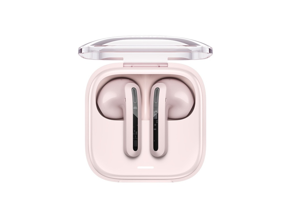 AUDIFONO + MICROFONO XIAOMI REDMI BUDS 6 ACTIVE CANC. RUIDO /30 H. /BT 5.4 /IPX4 /COLOR TRANSPARENTE ROSADO