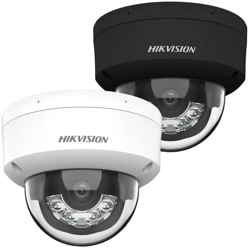 CAMARA DE SEGURIDAD HIKVISION DS-2CD2183G2-LIS2U IP DOMO 8MP ACUSENSE SMART LUZ HIBRIDA CLASIFICACION DE PERSONAS Y VEHICULOS MICROFONO H.265+ IP67 