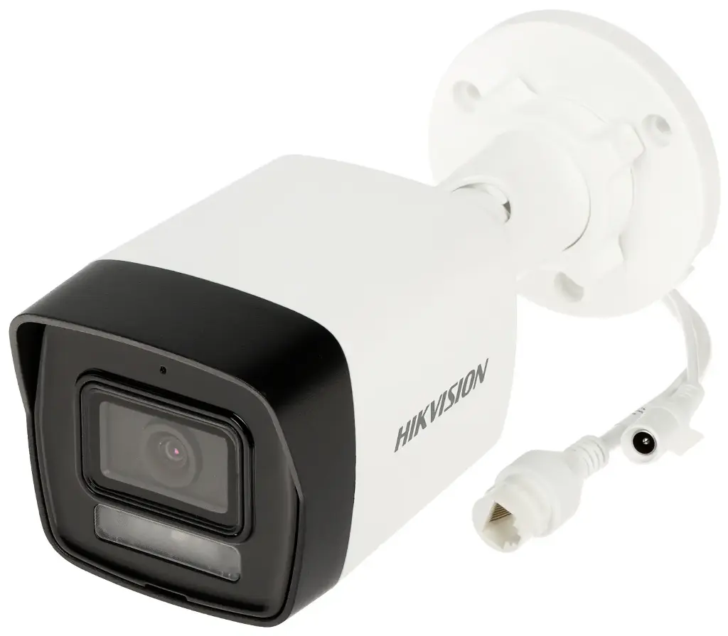 CAMARA DE SEGURIDAD HIKVISION  IP DS-2CD1023G2-LIU TUBO LUZ HIBRIDA 2MP L 28MM CON MICROFONO