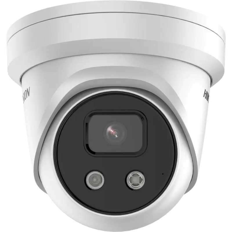CAMARA DE SEGURIDAD HIKVISION IP DS-2CD2346G2-IU DOMO 4MP + ACUSENSE H.265+ MICROFONO INCORPORADO (-U) CLASIFICACION DE PERSONAS Y VEHICULOS IP67 REISTENTE AGUA Y POLVO TECNOLOGIA DARKFIGHTER 