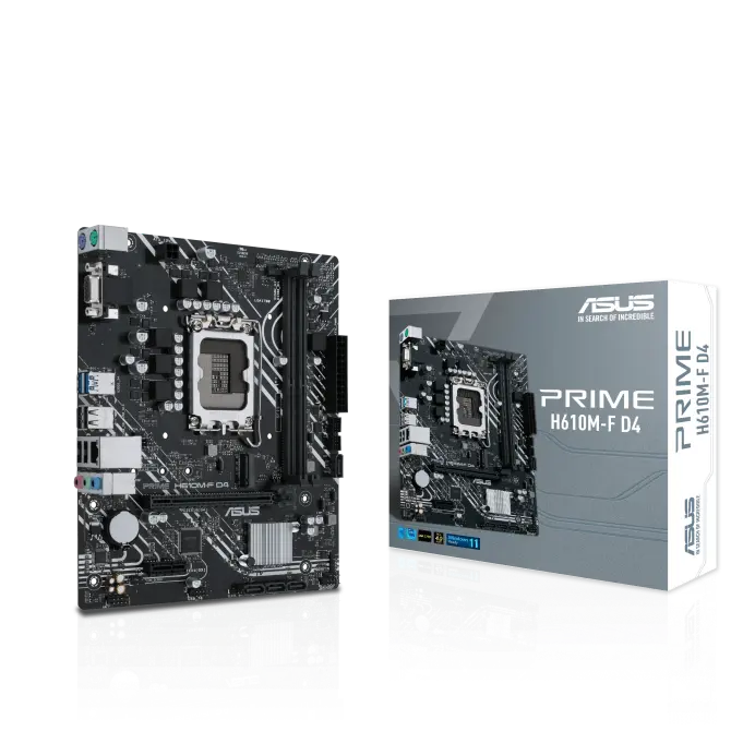 MAINBOARD ASUS H610M-F D4 R2.0 DDR4 LGA1700 12AVA 13AVA 14AVA GEN 90MB1H70-M0EAY0