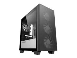 CASE GAMEMAX MINI AERO H607 MICRO ATX 4 VENTILADORES ARGB 3 DELANTERO Y 1 POSTERIOR 120MM VIDRIO TEMPLADO LATERAL  NEGRO