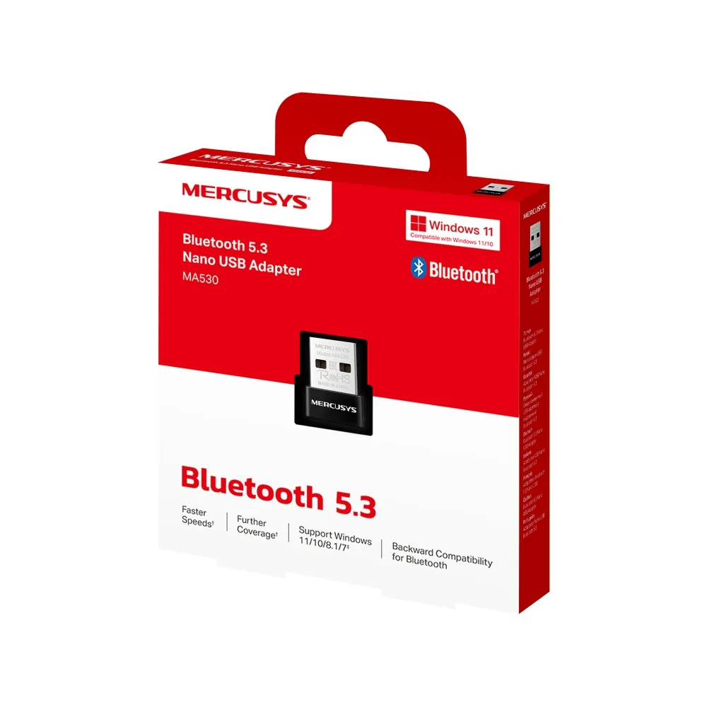 [MA530(UN)] ADAPTADOR BLUETOOTH MERCUSYS MA530 NANO USB 5.4
