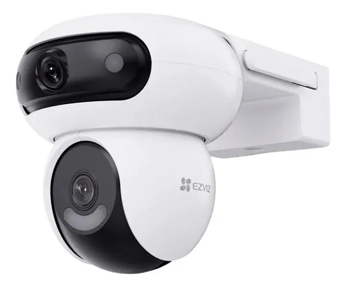 CAMARA DE SEGURIDAD EZVIZ H90 DUAL 2K+Y 2K+ COMUNICACION BIDIRECCIONAL DISEÑO RESISTENTE A LA INTERPERIE VISION NOCTURNA A COLOR H.265 COBERTURA 360º DETECCION DE PERSONAS Y VEHICULOS 