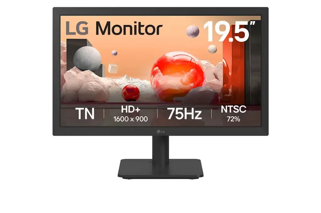 MONITOR LG 20U401A-B 19.5" TN HD+ 1600x900 75HZ NTSC 72% 