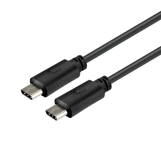 CABLE XTECH XTC-530 USB-C A USB-C 3.1 5GBPS 6FT 1.8M 24AWG NEGRO