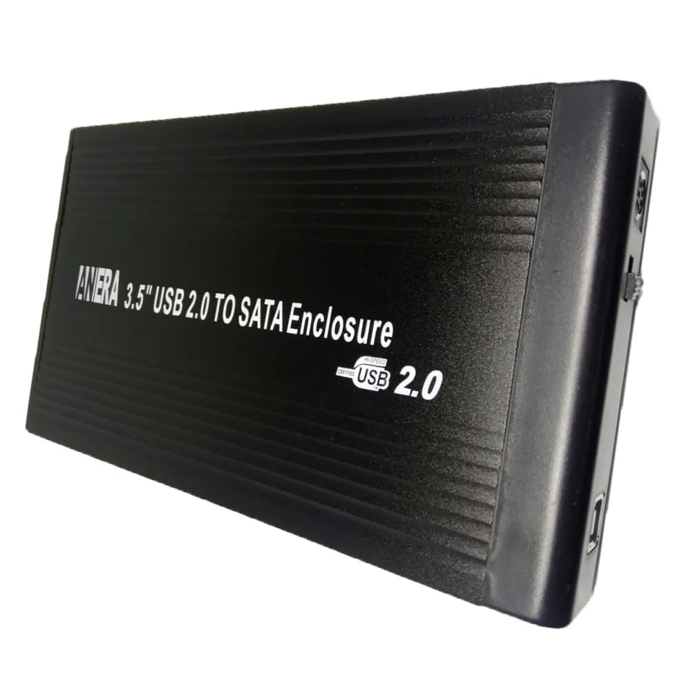 ENCLOSURE 3.5" HDD SATA METAL USB 2.0 GENERICO