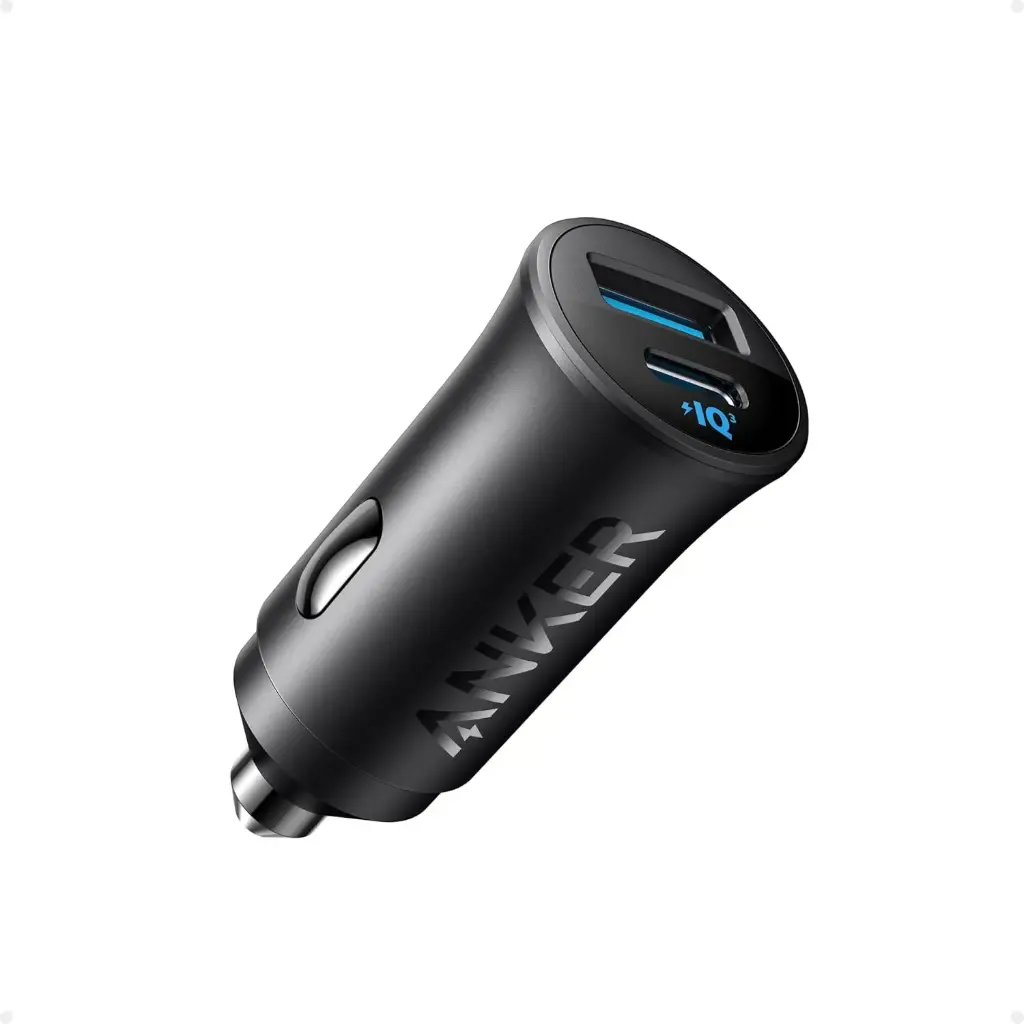 CARGADOR PARA CARRO ANKER A2741 CARGA RAPIDA USB-A Y USB-C 30W MAX