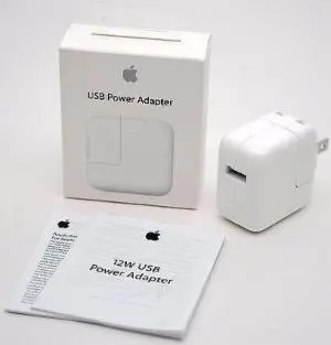 CARGADOR DE CORRIENTE APPLE A1401 PARA IPHONE 12W ORIGINAL USB-A 2.4A