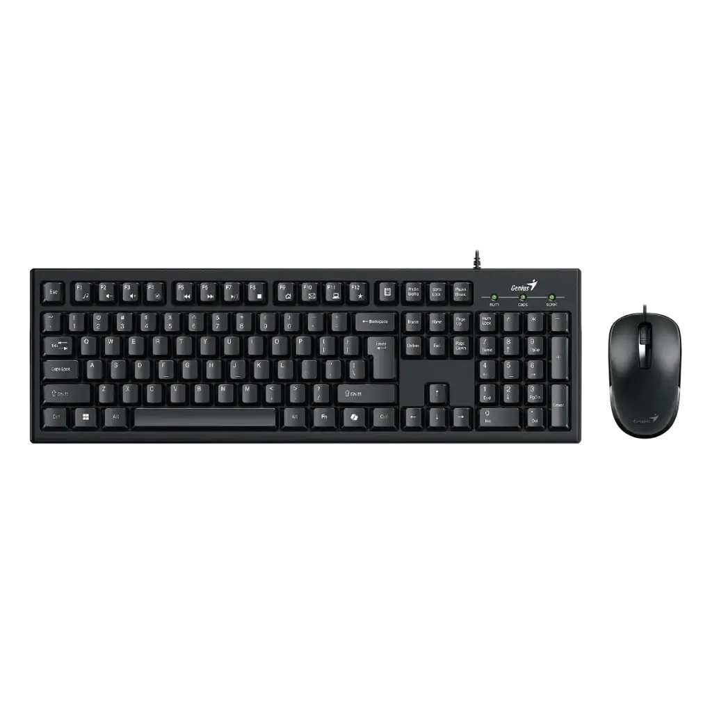 [KM-100SE] TECLADO + MOUSE GENIUS KM-100SE USB ALAMBRICO  NEGRO