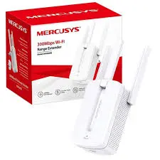 EXTENSOR DE RED INALAMBRICA MERCUSYS MW300RE 3 ANTENAS 300MBPS 