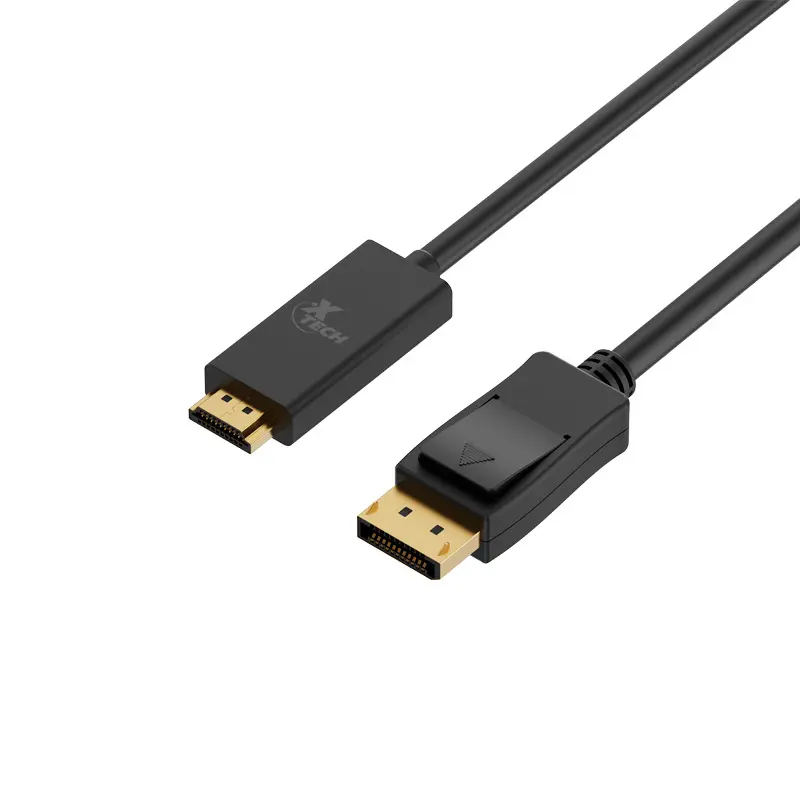 CABLE XTECH XTC359 DISPLAYPORT MACHO A HDMI MACHO 3M NEGRO
