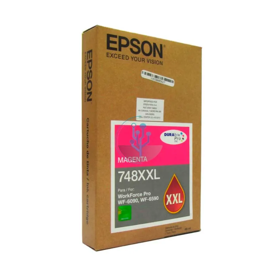 CARTUCHO EPSON WORKFORCE WF-6090/6590 MAGENTA RINDE 7000 PAGINA