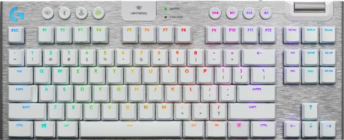 [920-009660] TECLADO LOGITECH G915 TKL INALAMBRICO MECANICO GAMING RGB LIGHTSPEED 40 HORAS BLANCO