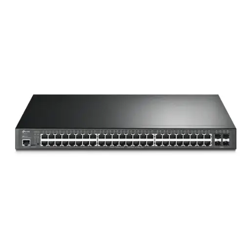 [TL-SG3452P] SWITCH TPLINK JETSTREAM 48 PUERTOS GIGABIT 48 PUERTOS POE+ + 4 SFP 1GBPS CAPA 2 ADMINISTRABLE 384W 