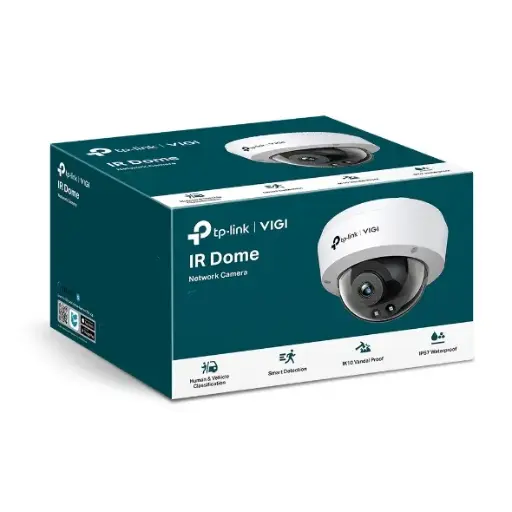 [C230I] CAMARA DE SEGURIDAD IP TP-LINK VIGI C230I 3MP DOMO FULL COLOR H.265+ EXTERIOR IP67 ANTIVANDALICA IK10 CLASIFICACION DE PERSONAS Y VEHICULOS DETECCION INTELIGENTE NO WIFI ALIMENTACION POE 12V
