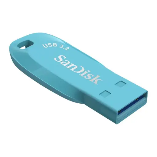 [SDCZ410-064G-G46BB] PENDRIVE SANDISK 64GB USB 3.2 GEN 1 ULTRA SHIFT 100MB CELESTE