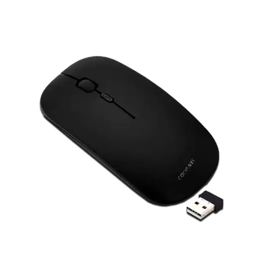 [CX023BM] MOUSE CONEXXIS CX023BM WIRELESS NEGRO SLIM 