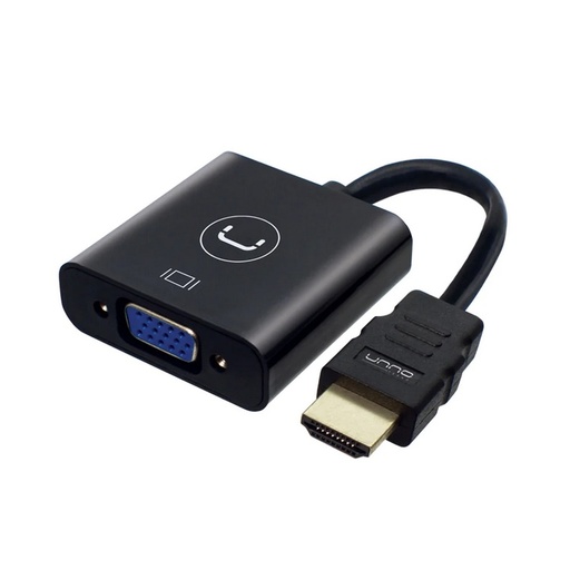 [AD42BK] ADAPTADOR HDMI A VGA UNNO