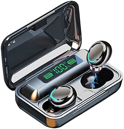 AUDIFONOS + MICROFONO F9-5 TWS BLUETOOTH 5.0/ 5 HORAS REPRODUCCION/TIPO POWERBANK