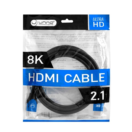 [CB4110BK] CABLE HDMI A HDMI 3M UNNO