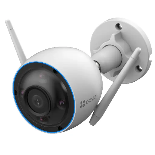 [CS-H3-R100-1H3WKFL] CAMARA DE SEGURIDAD EZVIZ  IP H3 CS-H3-R100-1H3WKFL 2K 3MP/ H.265 /EXTERIOR IP67/ DETECCION DE PERSONAS Y VEHICULOS CON IA/VISION NOCTURNA A COLOR/ DEFENSA ACTIVA LUZ
