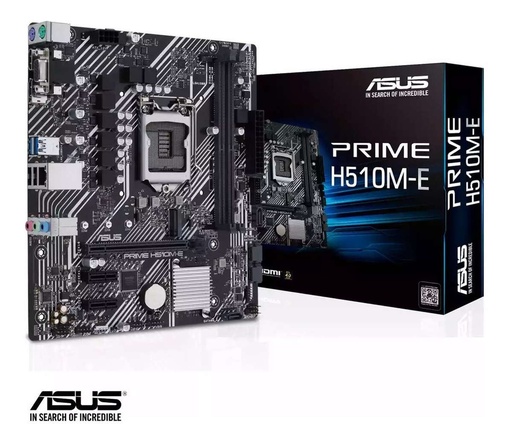 [H510M-E] MAINBOARD ASUS PRIME H510M-E DDR4 LGA1200 10MA 11VA M.2 mATXMAINBOARD ASUS PRIME H510M-E DDR4 LGA1200 10MA 11VA M.2 mATX