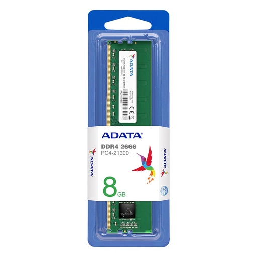 [AD4U26668G19-SGN] MEMORIA PARA PC ADATA 8GB AD4U26668G19-SGN DDR4 2666HZ DIMM