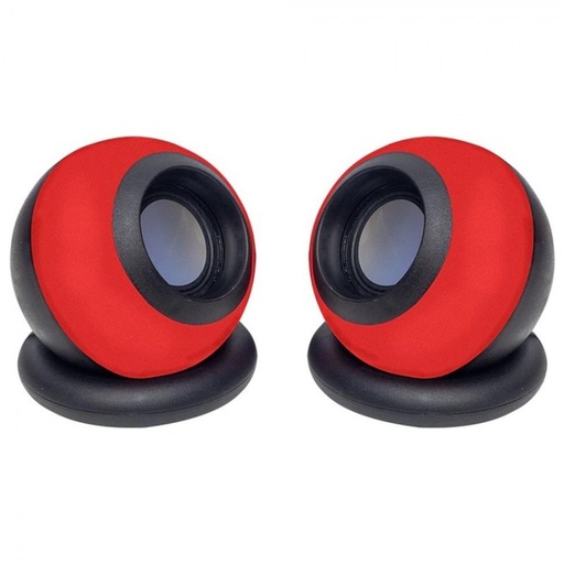 [YST-1022] PARLANTES YST-1022 USB COLOR ROJO