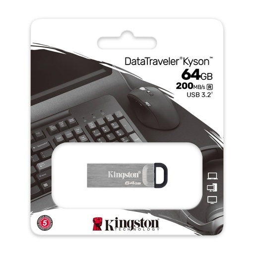 [DTKN/64GB] PENDRIVE 64GB KYSON 3.2 KINGSTON