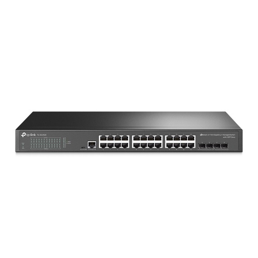SWITCH TP-LINK TL-SG3428 24 PUERTOS GIGABIT L2/ ADMINISTRADO/ 4 RANURAS SFP / INTEGRACION OMADA / RACK