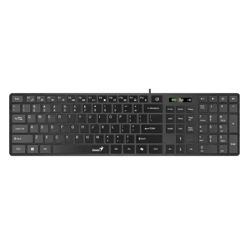 [126] TECLADO GENIUS SLIMSTAR 126 USB NEGRO