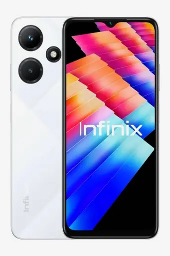 CELULAR INFINIX HOT 30i X669D N1 128GB  MEMORIA/ 16(8+8) GB DE RAM COLOR BLANCO DIAMANTE
