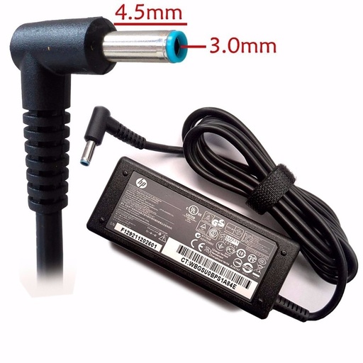 CARGADOR PARA LAPTOP HP PUNTA AZUL 19.5V-3.33A 65W ORIGINAL