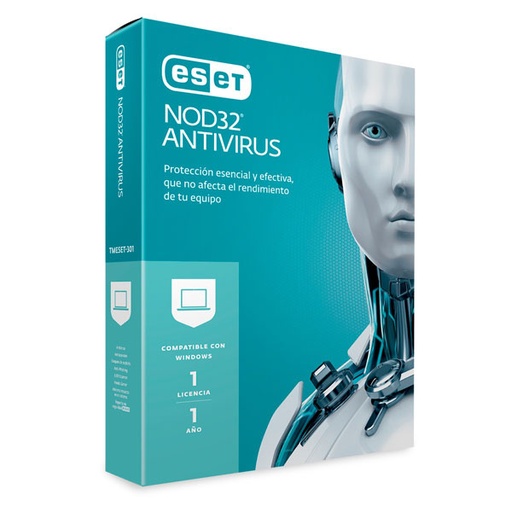 LICENCIA DE ANTIVIRUS ESET NOD32 1 DISPOSITIVO /1 AÑO/ CODIGO ELECTRONICO