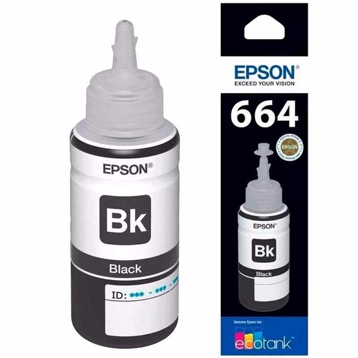 [T664120-AL] TINTA EPSON 664 T664120-AL NEGRA ORGINAL