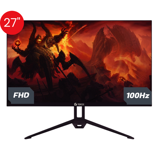 MONITOR TEROS TE-2711S 27" /1920X1080 / 100HZ / 1MS / IPS / PLANO