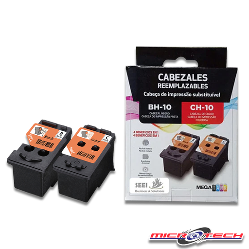 [3418C004AA] CABEZAL CANON BH-10/CH-10 NEGRO/COLOR G6010/G7010/G2160/G3160/G5010