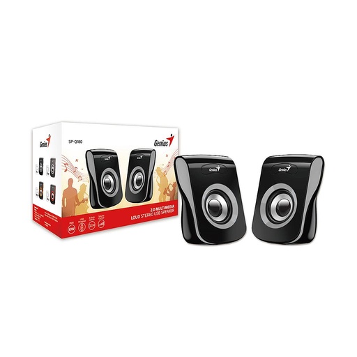PARLANTES GENIUS SP-Q180 6W USB IRON GRAY