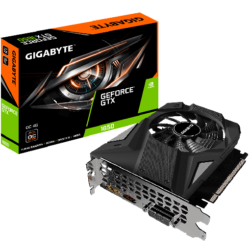 TARJETA DE VIDEO GIGABYTE GEFORCE GTX 1650 DG OC 4GB DDR6 GV-N1656OC-4GD