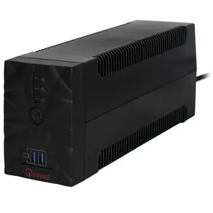 [QUPS-1008CH-USB] UPS QUASAD INTERACTIVO QUPS-1008CH-USB 1000VA/ 480W 8 TOMAS NEMA 5-15R +2 USB 110VAC 30 MIN