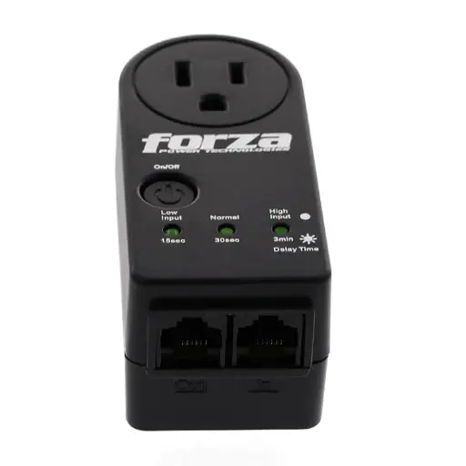[FVP-1201N] PROTECTOR DE VOLTAJE FORZA FVP-1201N 110/120VAC1800 A ZION-2K10