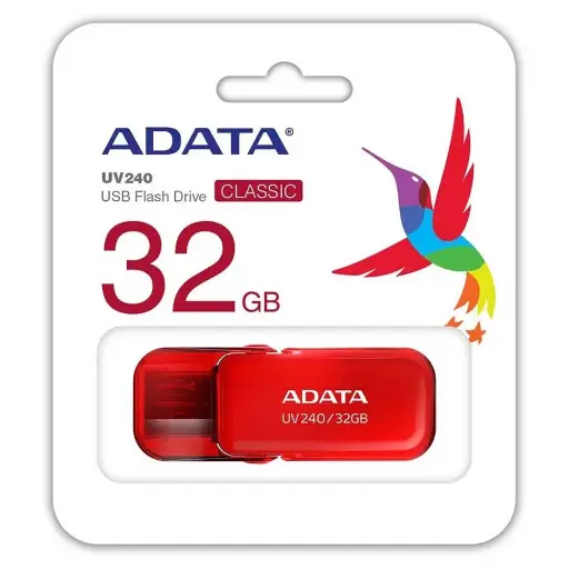 [AUV240-32G-RRD] PENDRIVE ADATA UV240 32 GB ROJO SKU: AUV240-32G-RRD