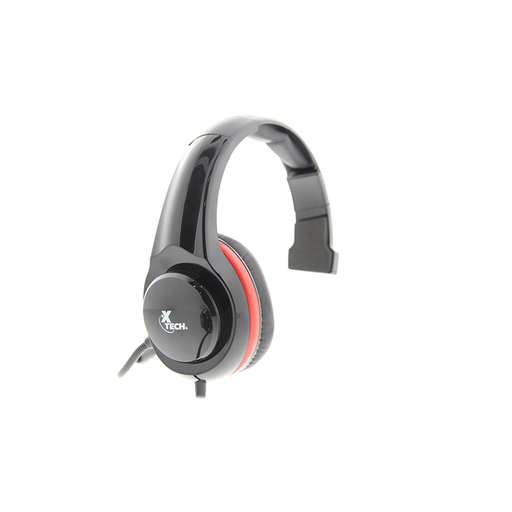 [XTH-520BK] AUDIFONO + MICROFONO GAMER XTECH XTH-520BK PLUG 3.5 PARA CONSOLAS