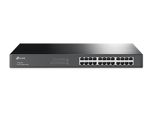 [TP-TL-SG1024] SWITCH TP-LINK TL-SG1024 24 PUERTOS GIGABIT 10/100/1000 PARA RACK NO ADMINISTRABLE
