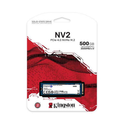 [SNV2S/500G] DISCO DE ESTADO SOLIDO KINGSTON SNV2S/500G 500GB M.2 2280 PCIe NVMe