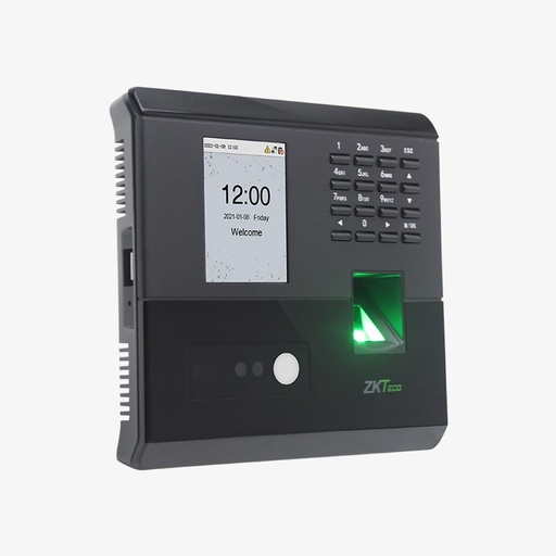 [ZK-MB10-VL] LECTOR BIOMETRICO ZKTECO ZK-MB10-VL CAPACIDAD ROSTROS 100/ HUELAS 500/ TARJETAS 500 OPCIONAL/ EVENTOS 50000 COMUNICACION TCP/IP/ USB /Host WiFi (Optional)