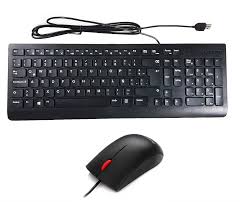 [SK-8823] TECLADO + MOUSE LENOVO ESENCIAL ALAMBRICO NUMERO DE PARTE : 4X30L79907
