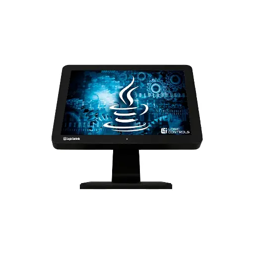 MONITOR LOGIC CONTROLS TACTIL 15" LED FHD 1280X768 CON PARLANTES INTERNOS COLOR NEGRO