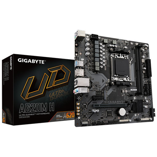 MAINBOARD GIGABYTE A620M-H G10 AM5 DDR5 HDMI USB RJ45